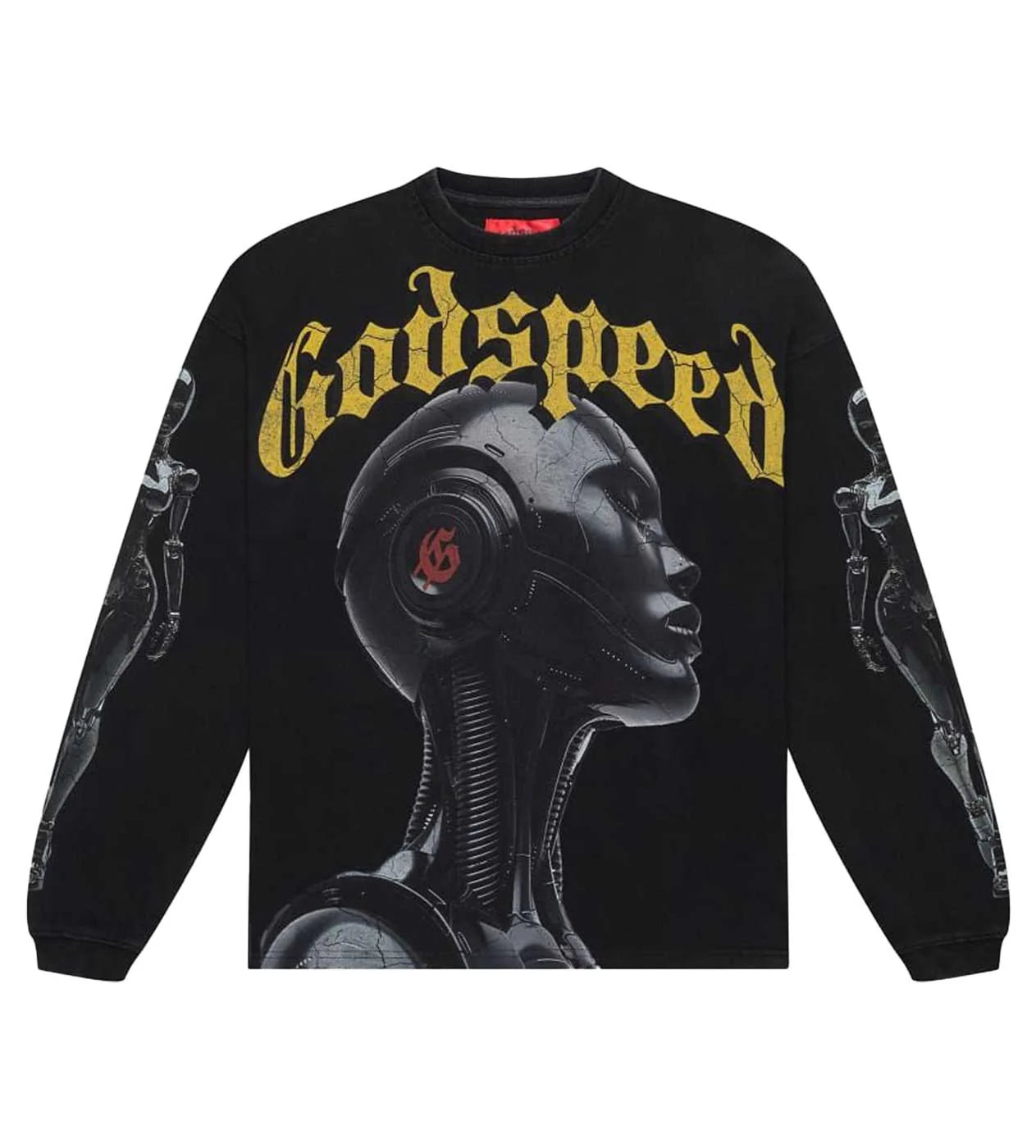 GODSPEED Alexa Thermal L/S Tee Washed Black