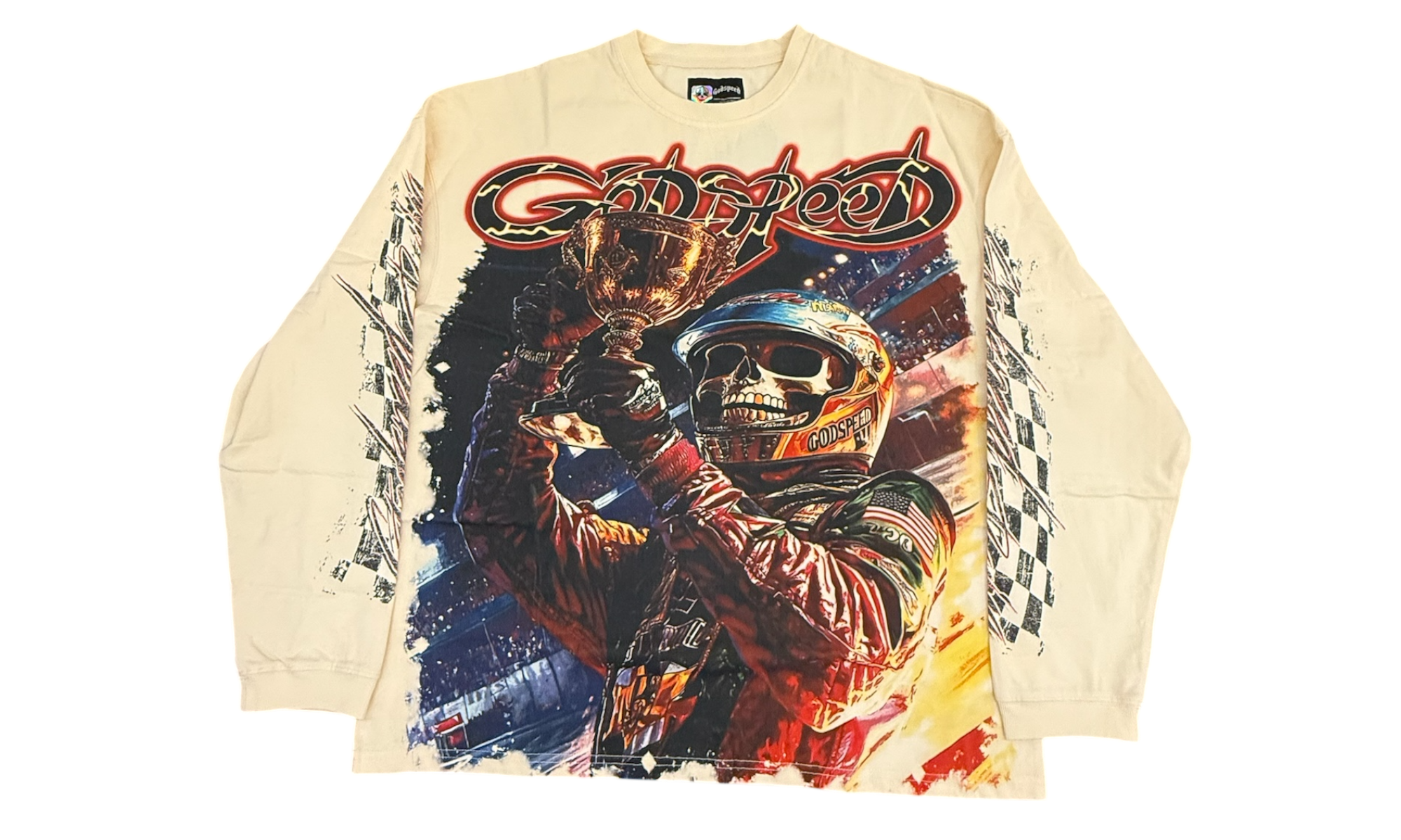 GODSPEED Podium Dreams LS T-Shirt Bone