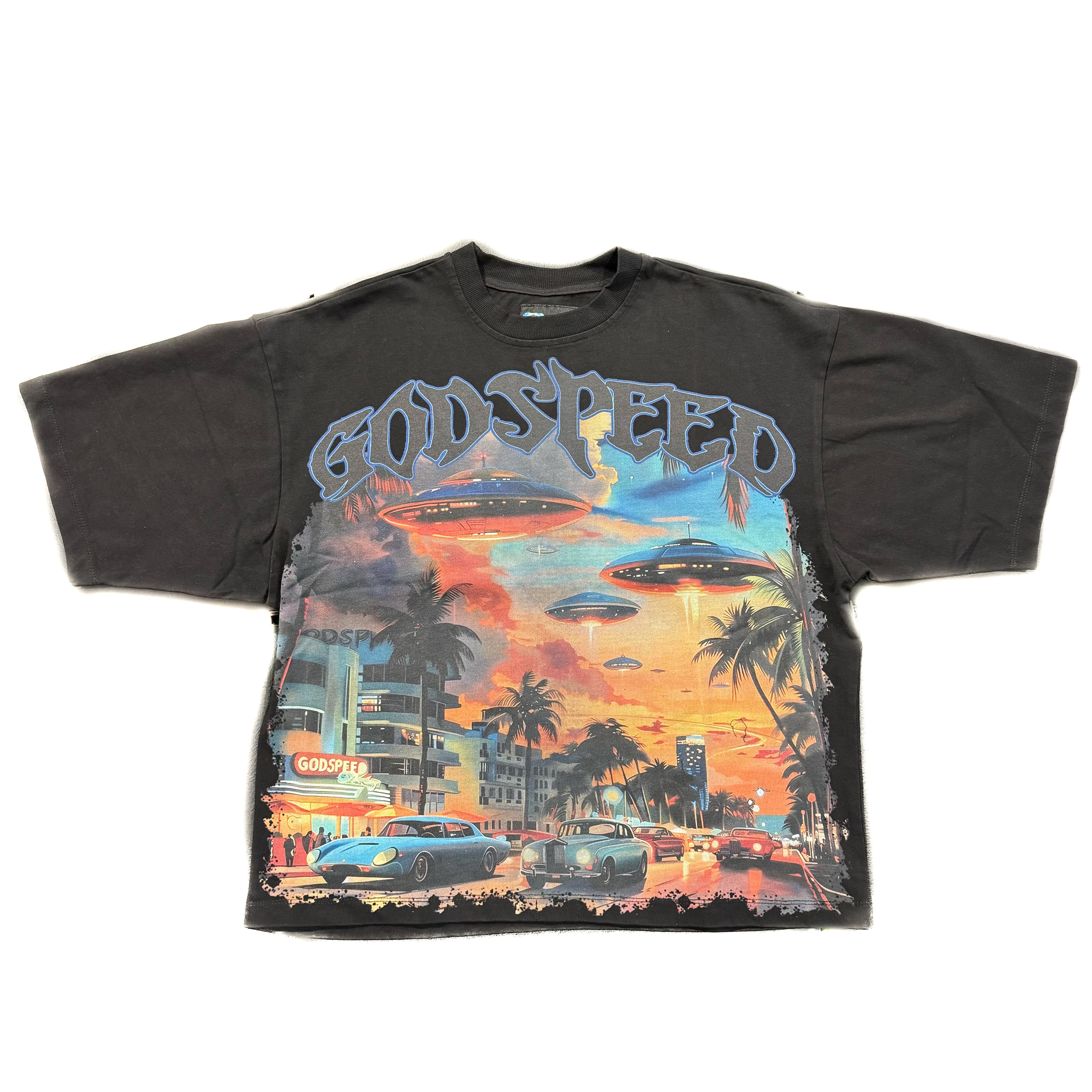 GODSPEED Miami UFO Tee Black