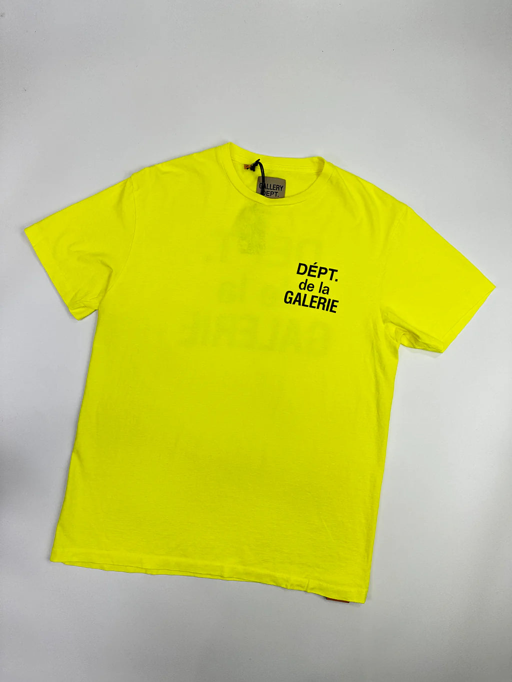 Gallery Dept. Logo Pocket French T-shirt 'Yellow/Black'