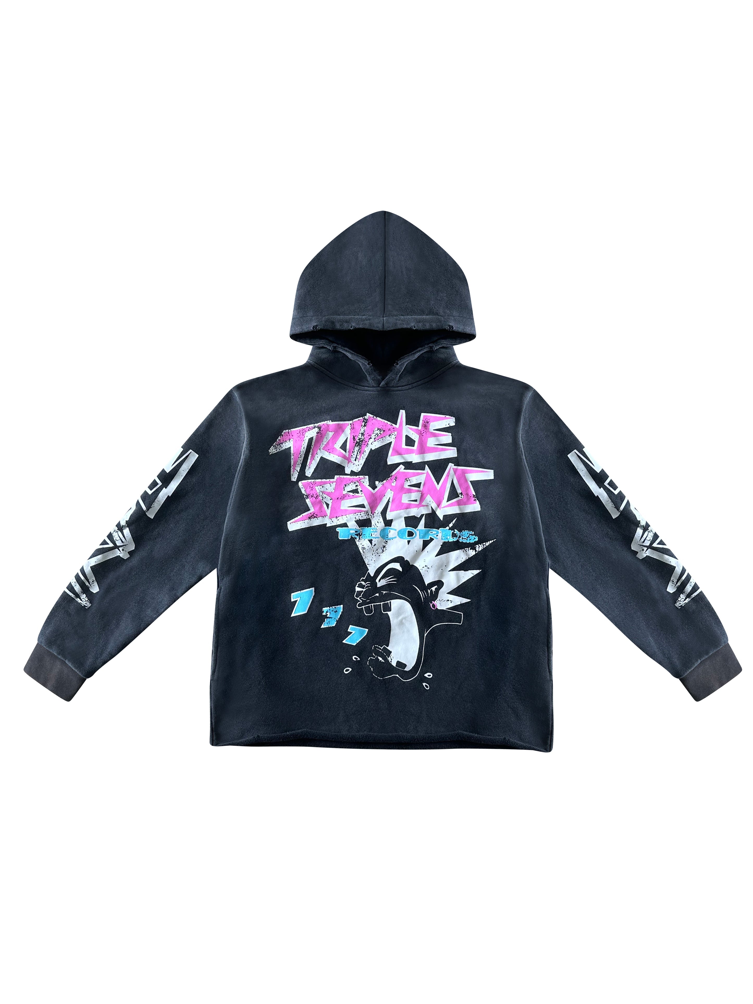 Triple Sevens Rockstar Hoodie Black