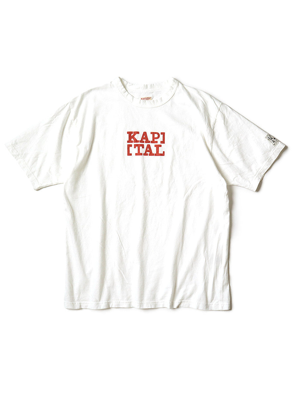 KAPITAL ROOKIE CREW TEE "KAP][TAL"