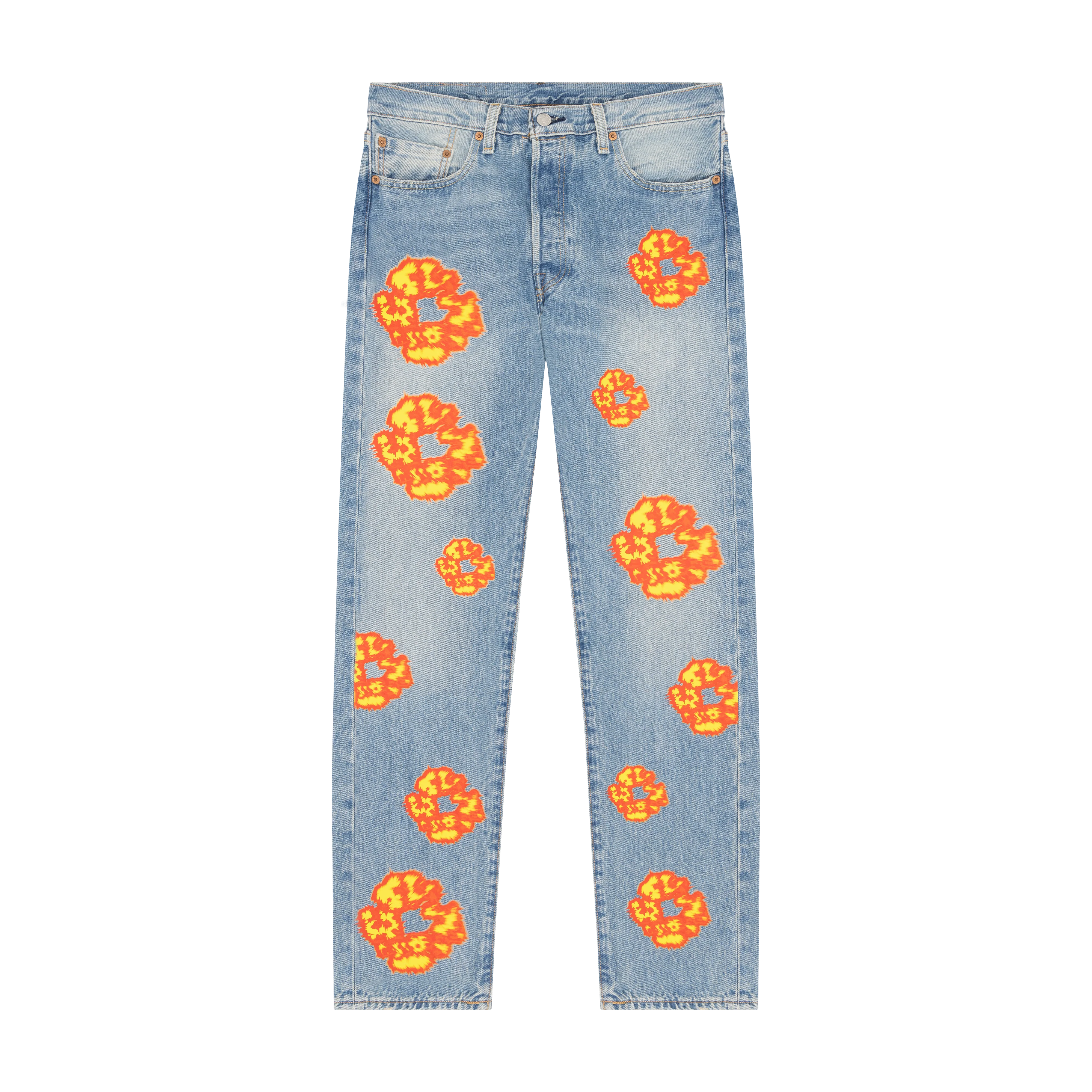 DENIM TEARS X OFFSET 501 JEANS LIGHT WASH