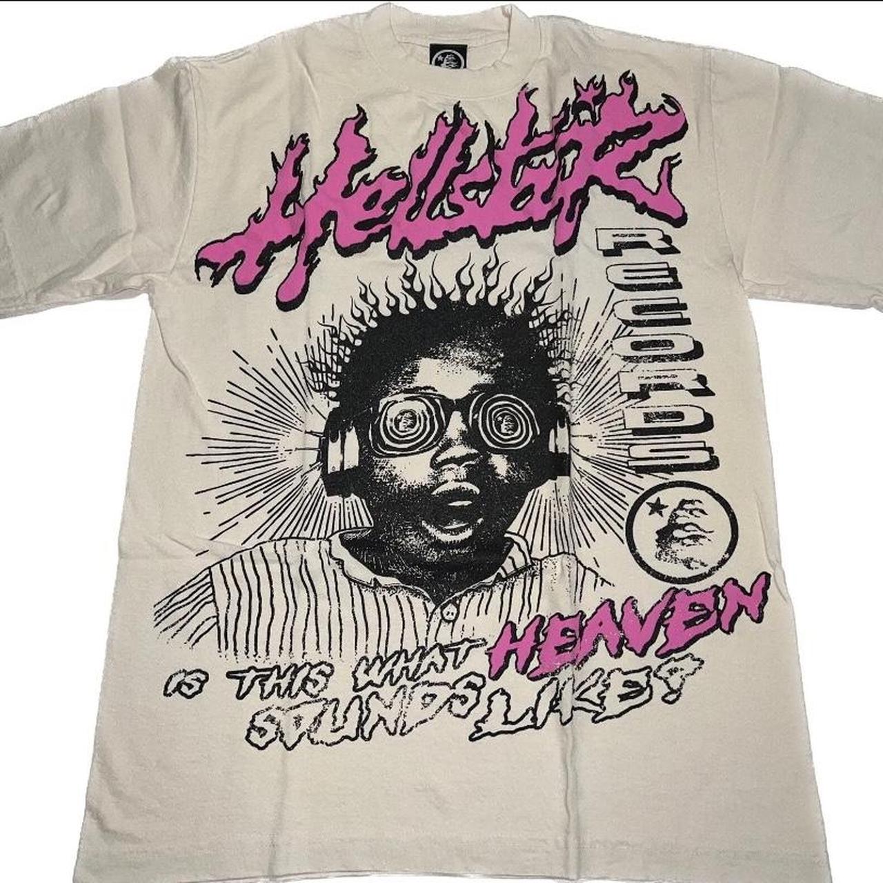 Hellstar What Heaven Sounds Like Tee "Cream/Pink"