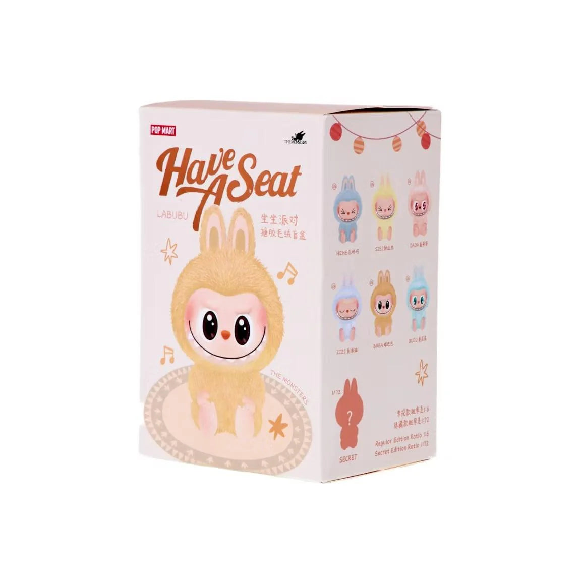 Pop Mart Labubu The Monsters Have a Seat Vinyl Plush Blind Box