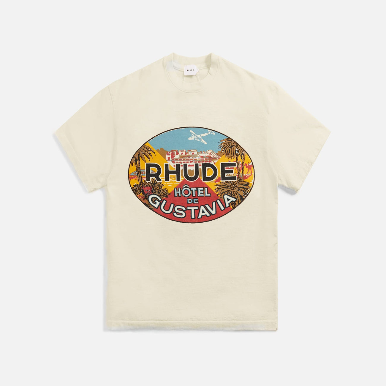 Rhude Hotel De Gustavia Tee Cream
