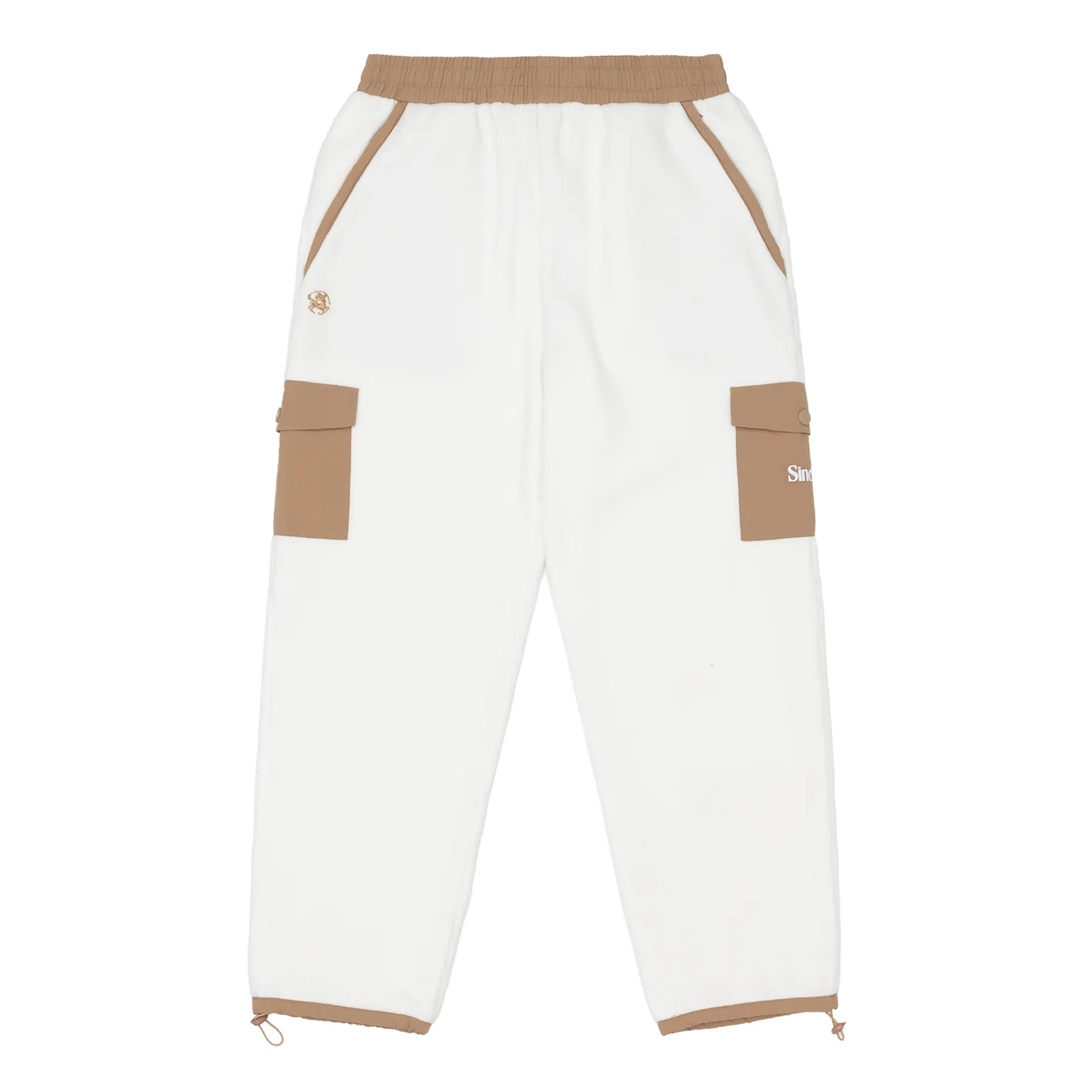 Sinclair Cargo Pocket Fleece Pant Off White