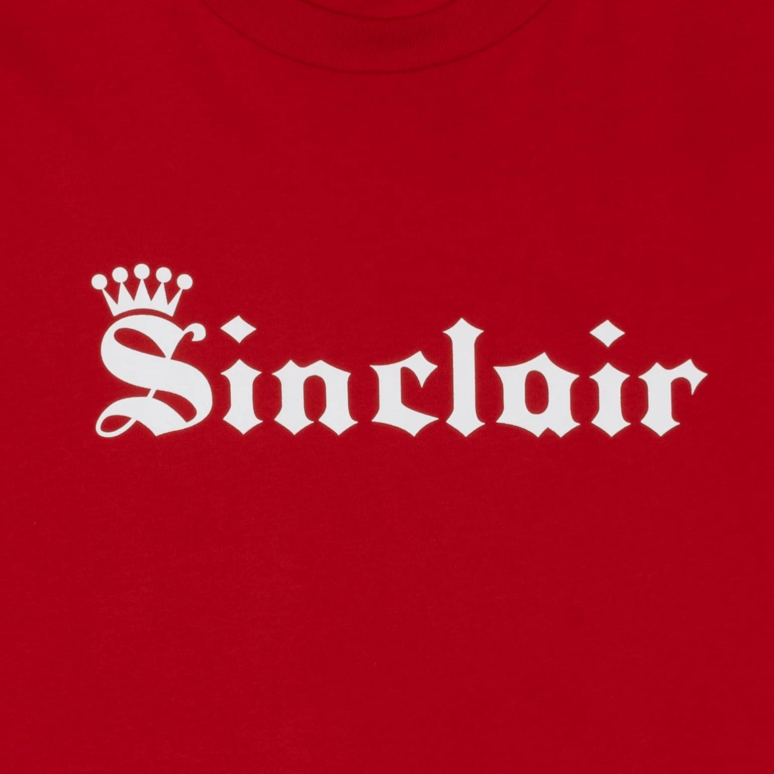 Sinclair Global Old English Crown Tee 'Red'