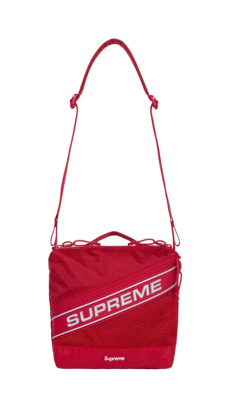 Supreme Logo Shoulder Bag Red