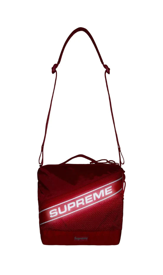 Supreme Logo Shoulder Bag Red