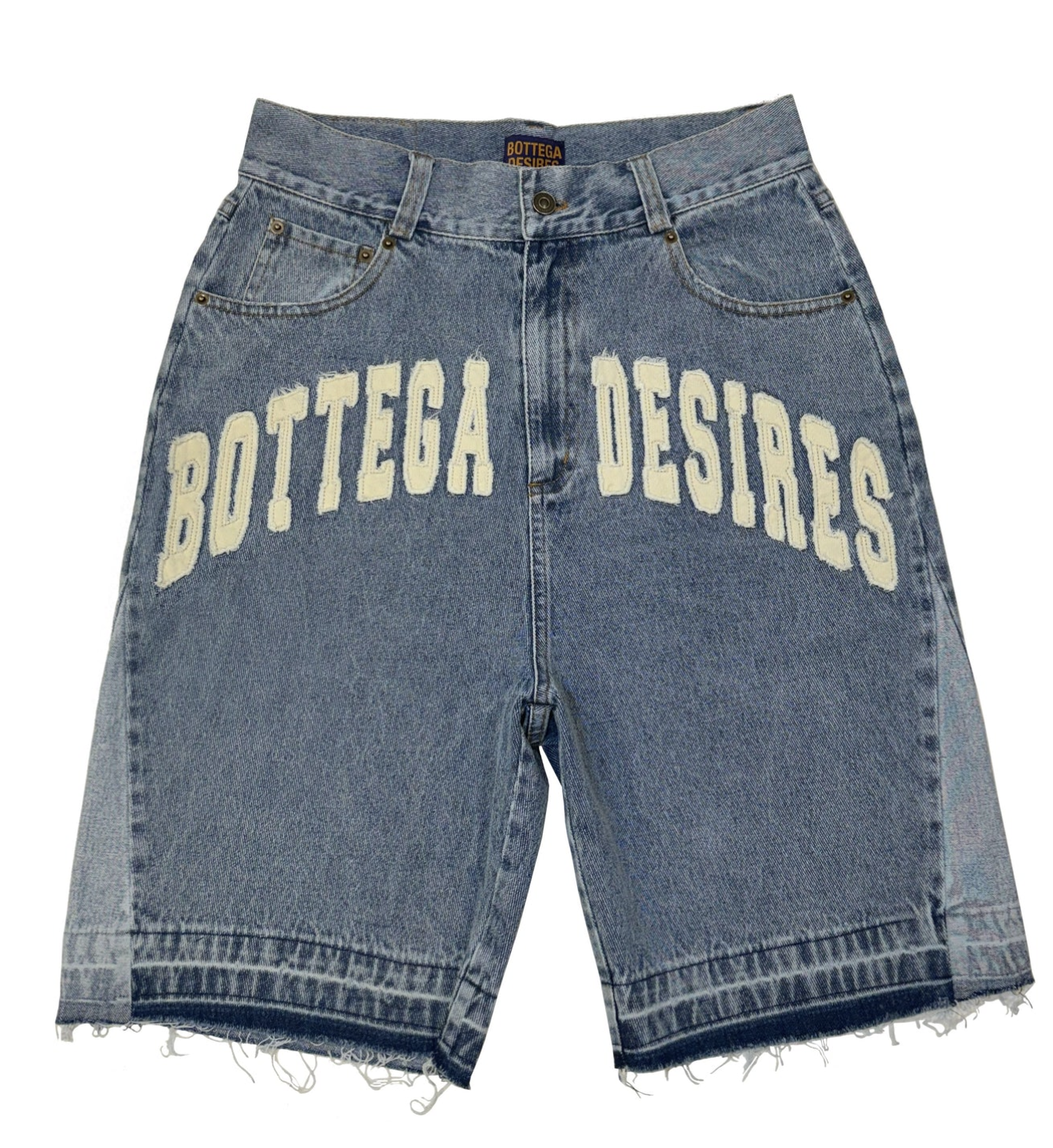 Bottega Desires Denim Shorts Blue