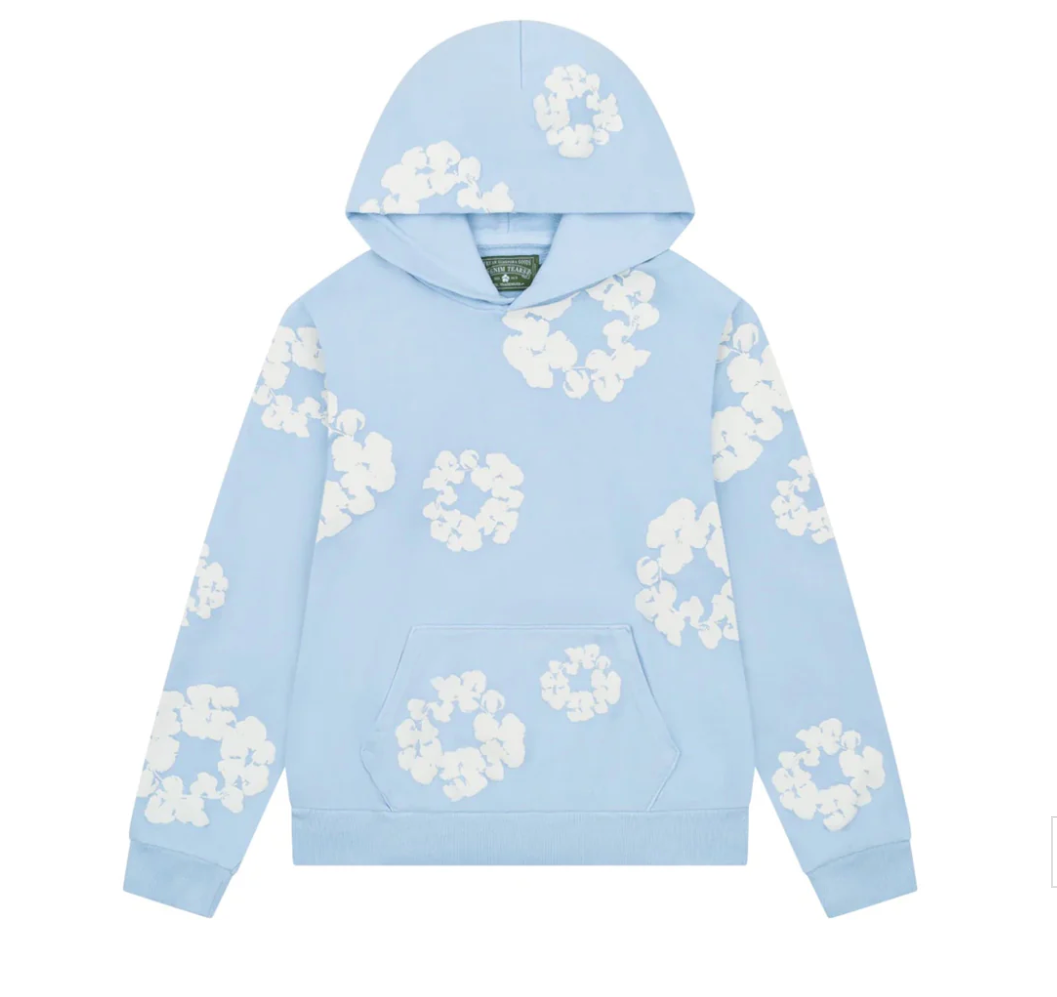 Denim Tears The Cotton Wreath Sweatshirt Powder Blue