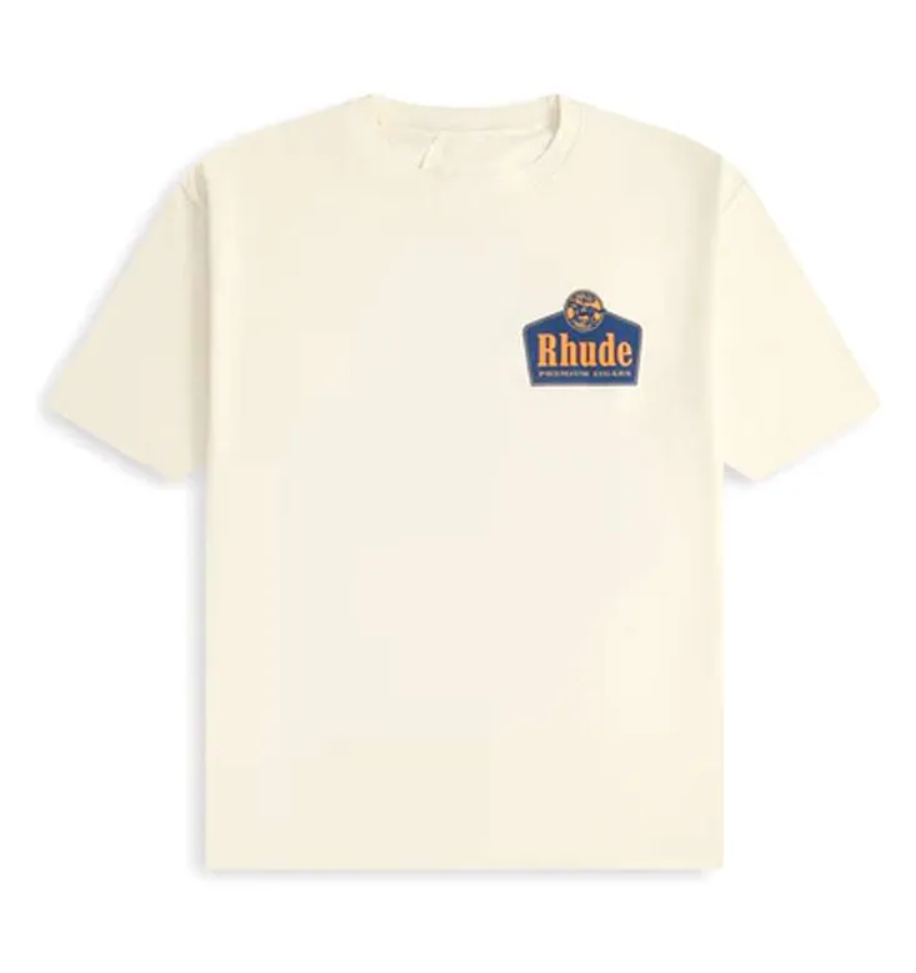 Rhude Grand Cru Tee Cream