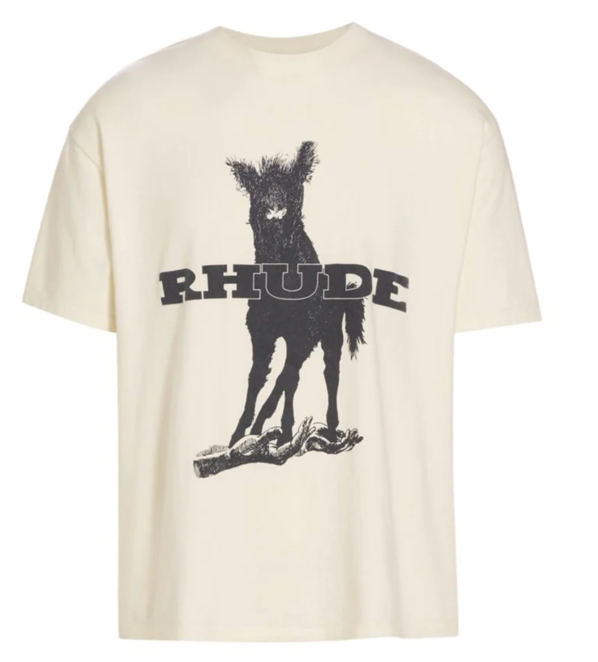Rhude Horse Trail Tee Cream
