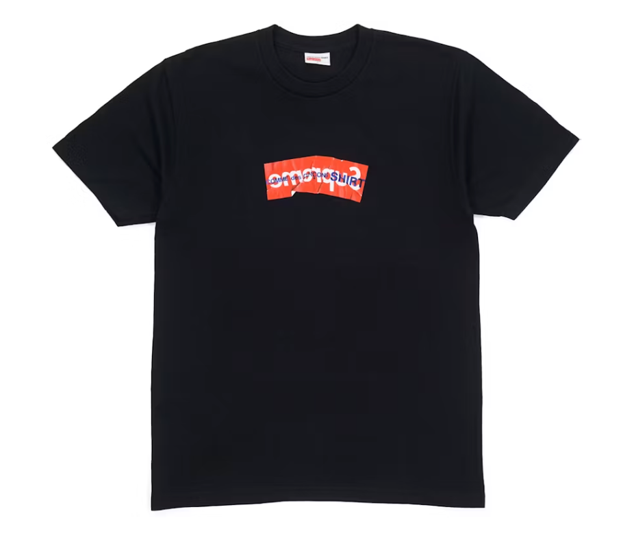 Supreme Comme Des Garcons SHIRT Box Logo Tee (Preowned)