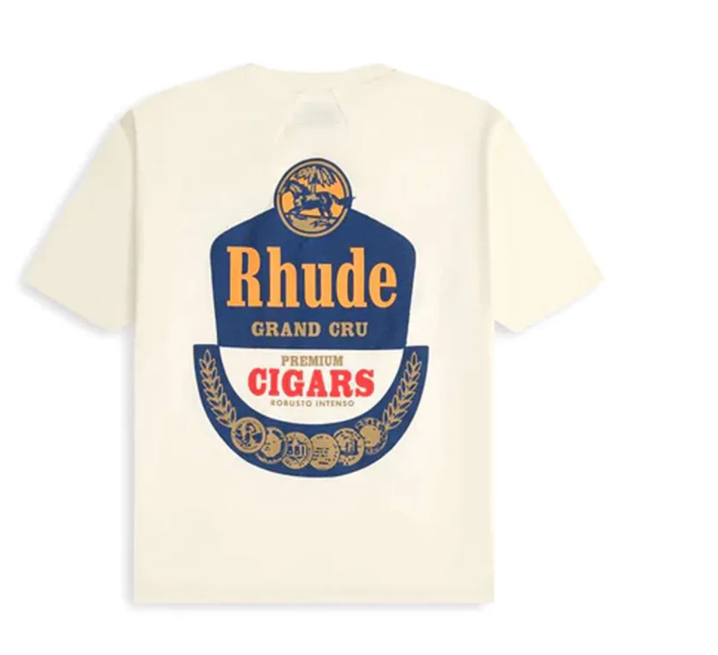 Rhude Grand Cru Tee Cream