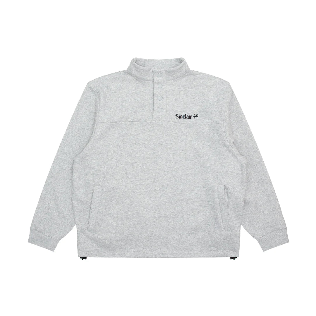 Sinclair Texture Pullover Quarter-Zip 'Heather Grey'