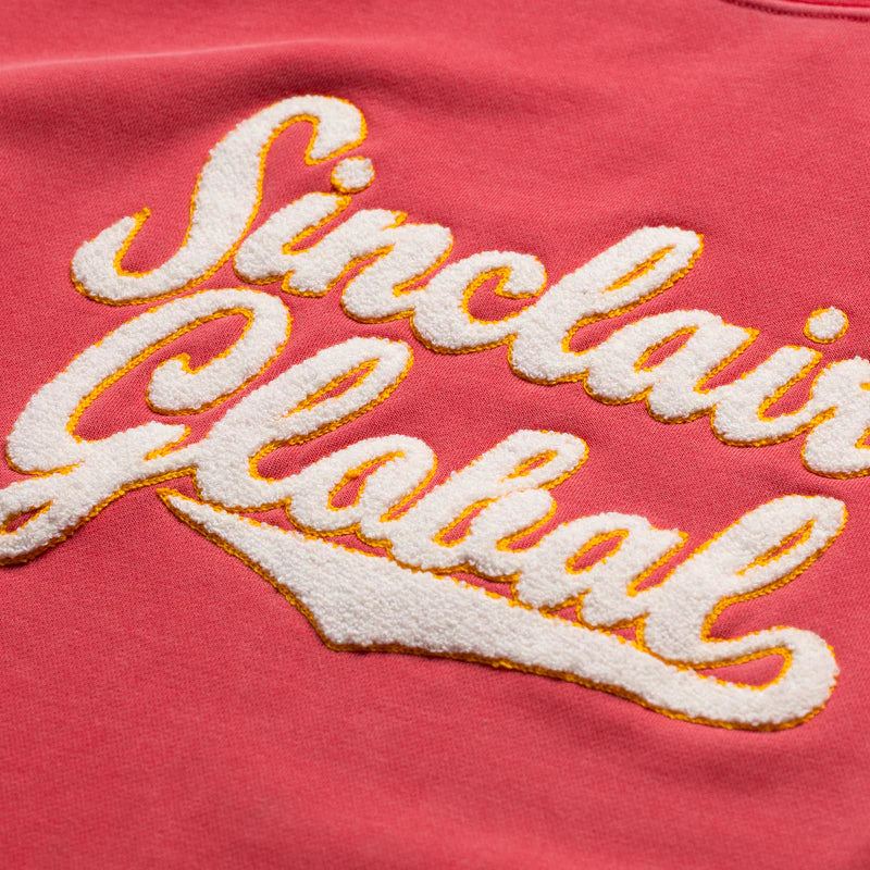 Sinclair Chenille Crewneck Red