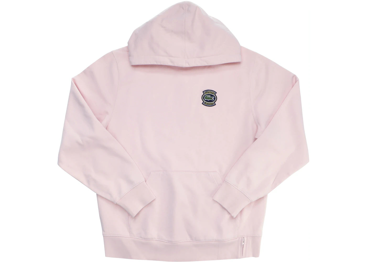 Supreme LACOSTE Hooded Sweatshirt Pink (PreOwned)