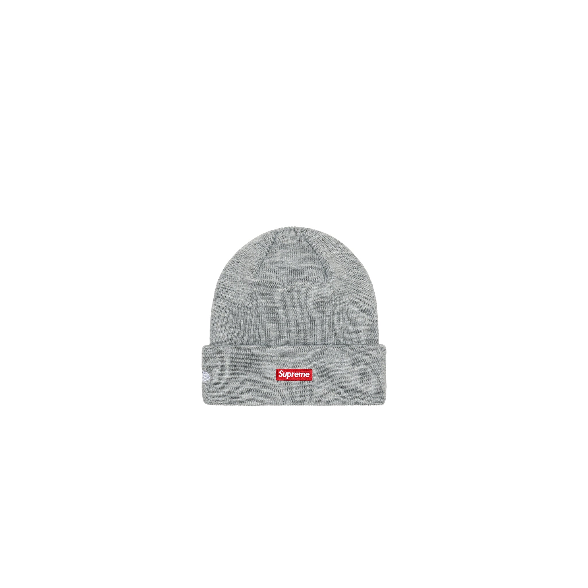 Supreme New Era Varsity Beanie Heather Grey