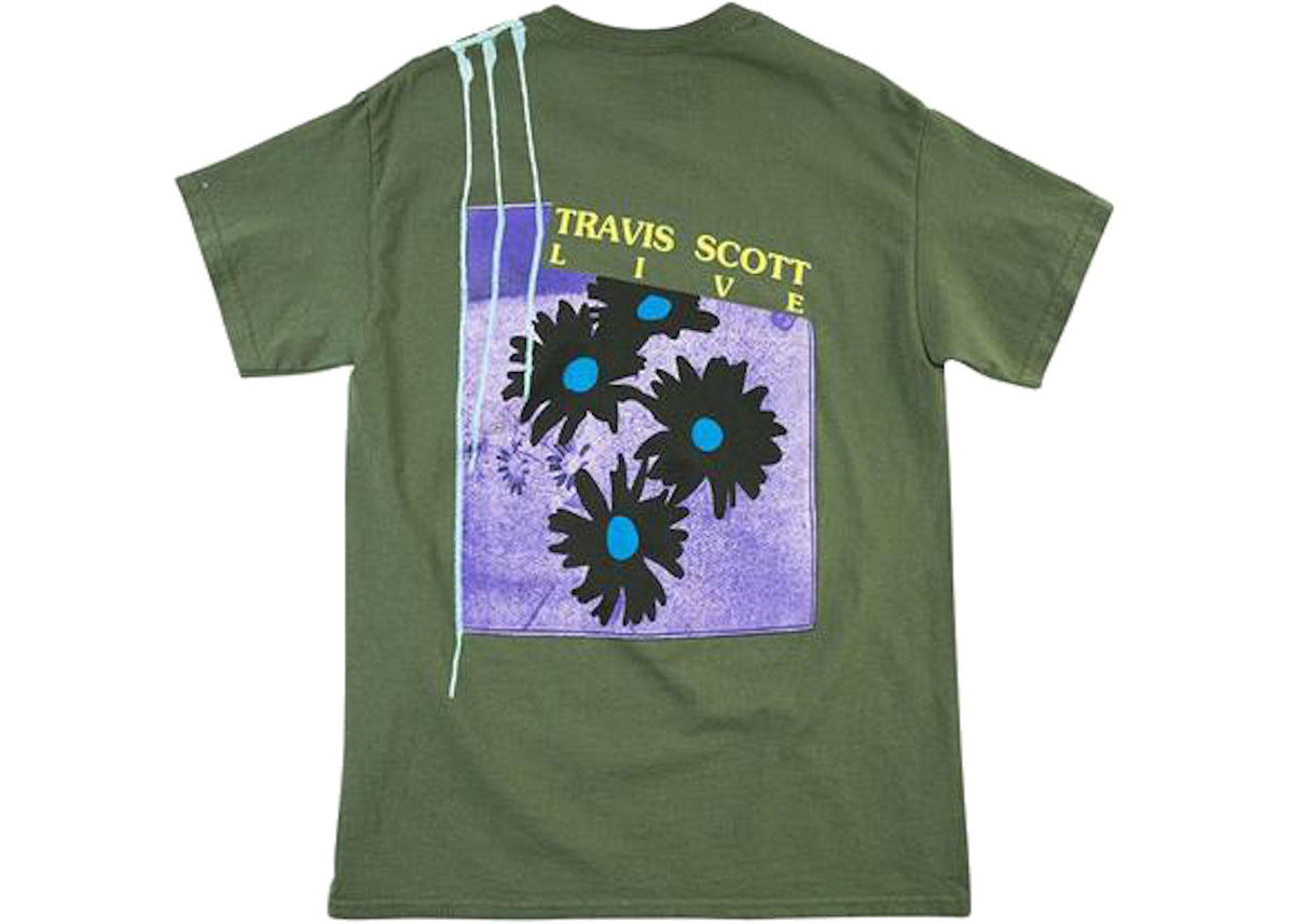 Travis Scott Astroworld Europe Exclusive T-Shirt 'Washed Green'