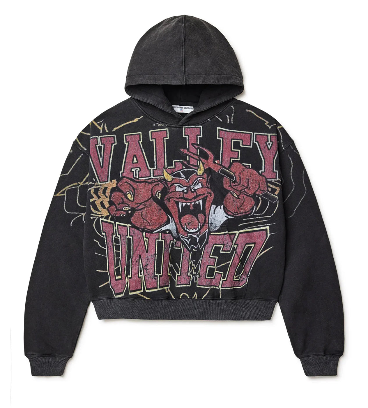 Vale Mascot Black Pullover Hoodie