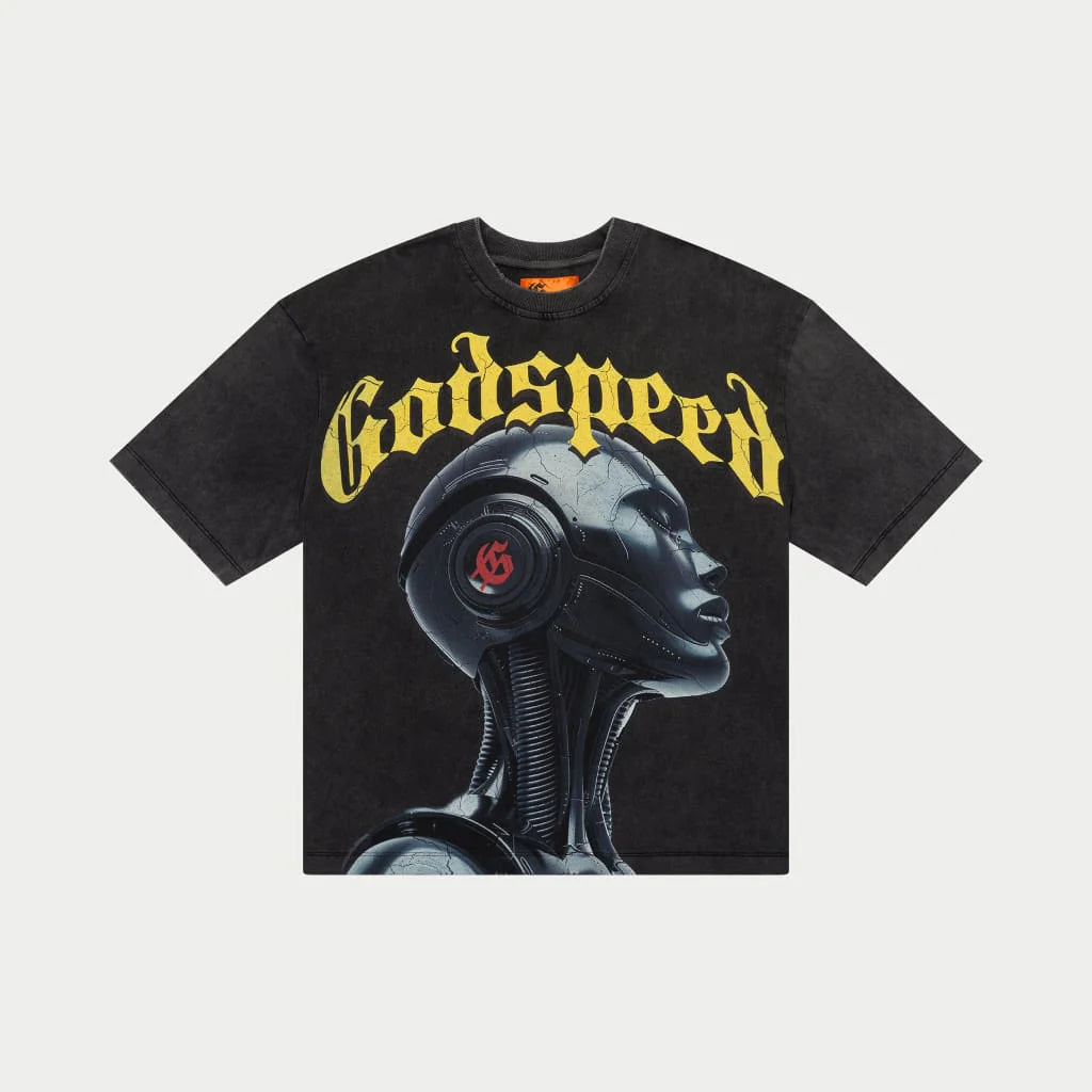 GODSPEED Alexa T-Shirt Grey Wash