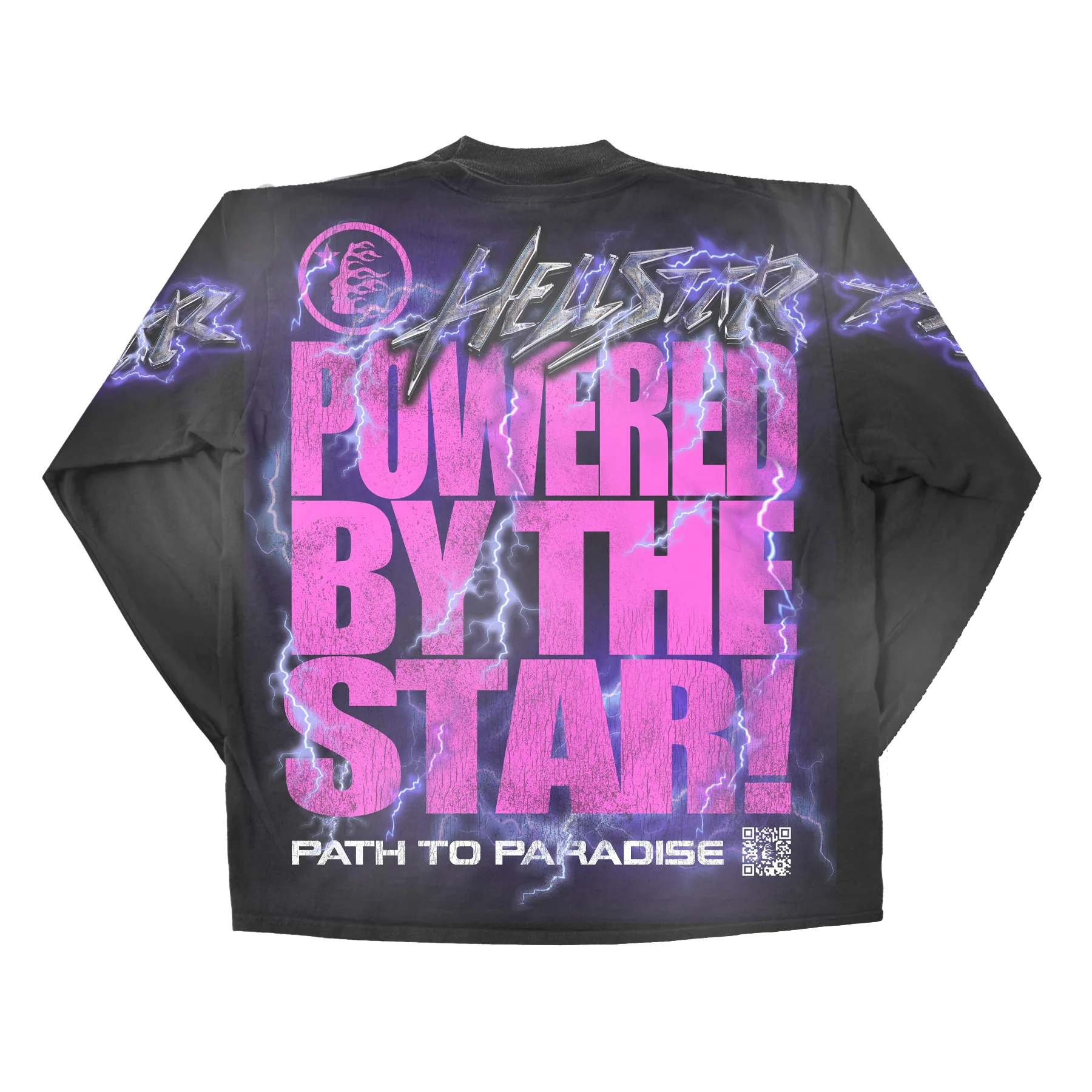 Hellstar Powered By The Star L/S Tee Black