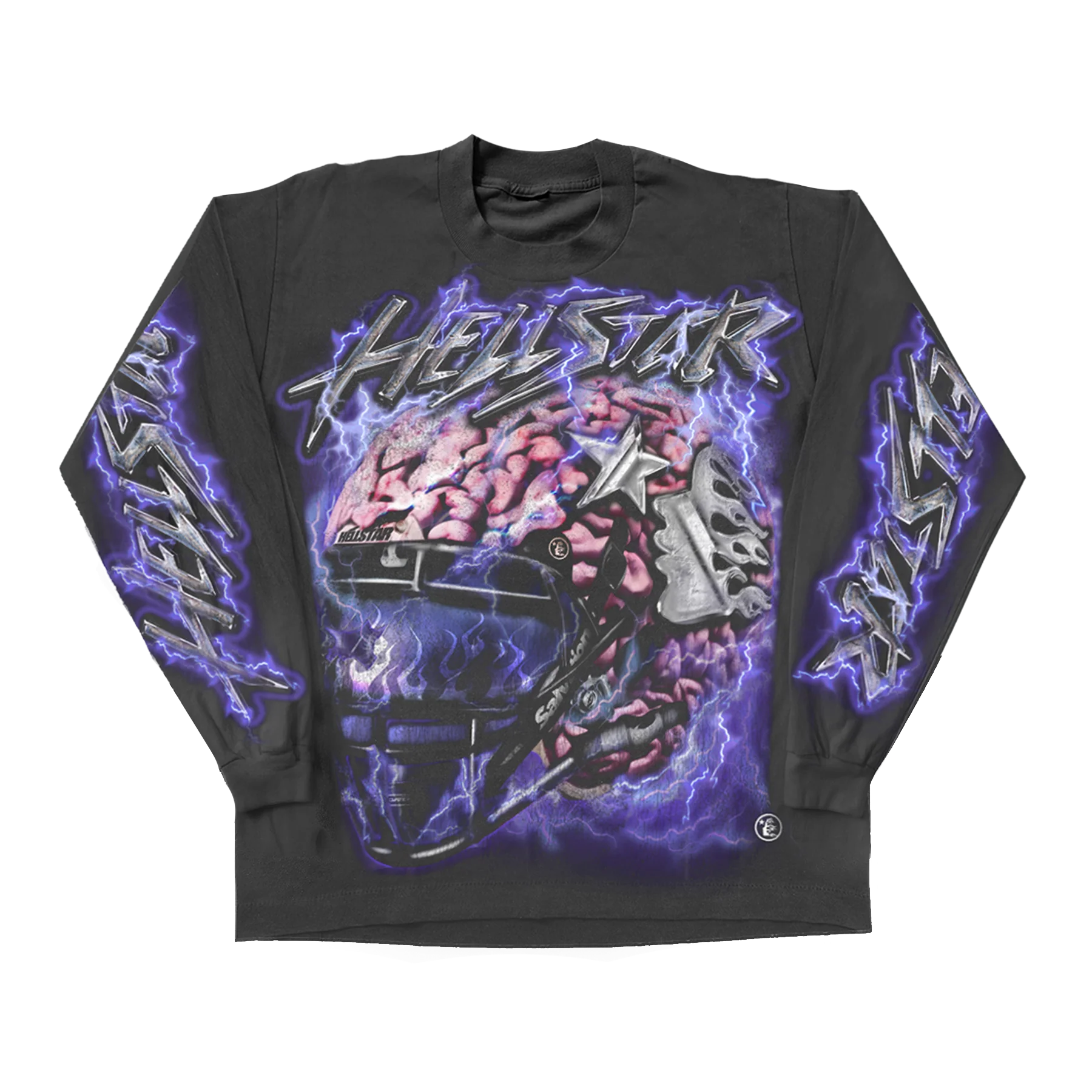 Hellstar Powered By The Star L/S Tee Black