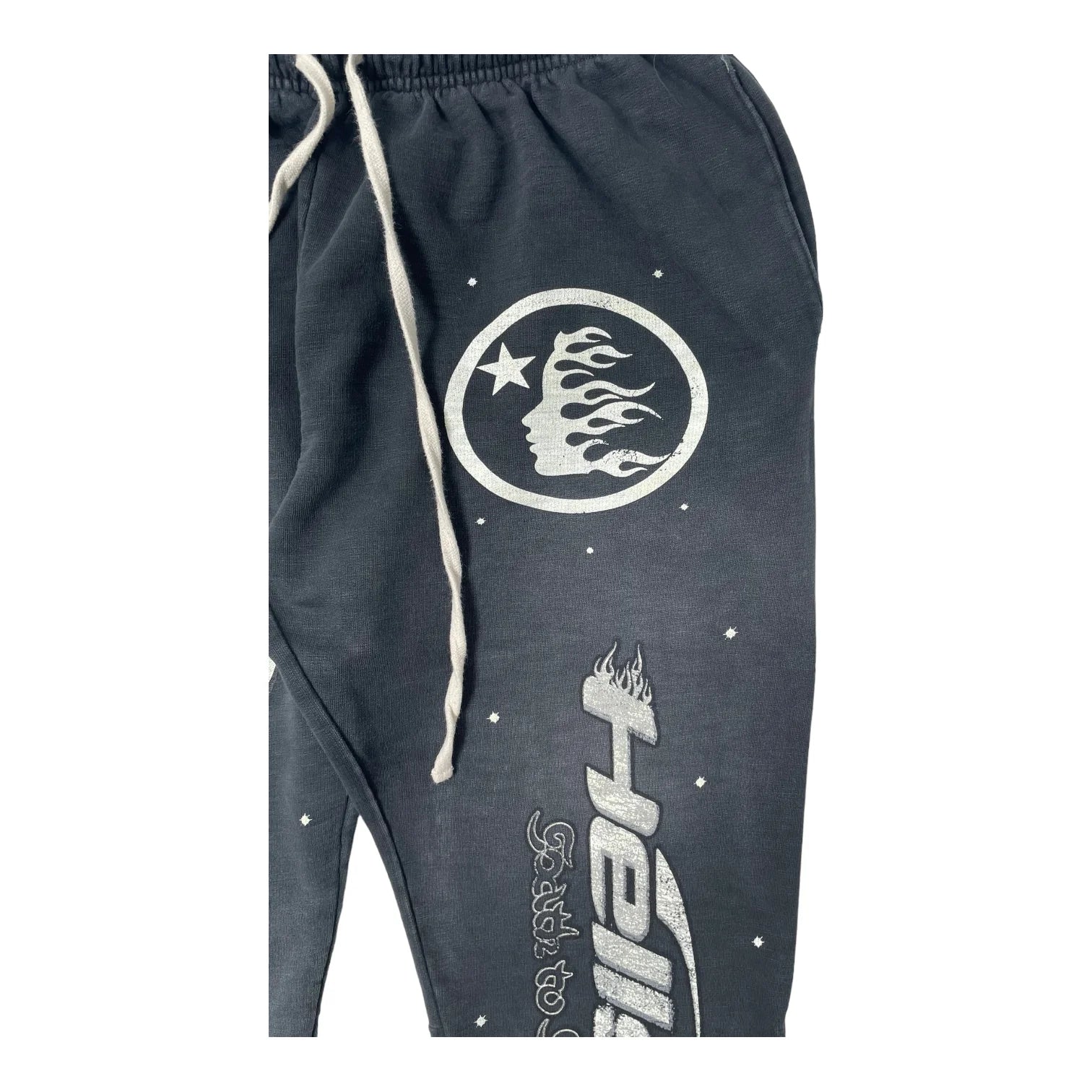 Hellstar Studios Racer Flare Sweatpants Black