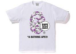 BAPE Store New York XXV Ape Head Tee White