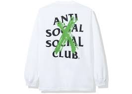 Anti Social Social Club Cancelled Remix Long Sleeve Tee (FW19) 'White'