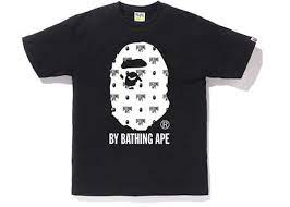 BAPE Monogram by Bathing Tee 'Black/White'