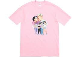 Supreme Kiss Tee Light Pink