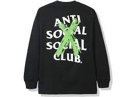 Anti Social Social Club Cancelled Remix Long Sleeve Tee (FW19) Black