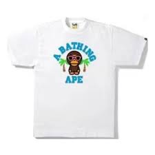 Bape Milo Palm Tree White