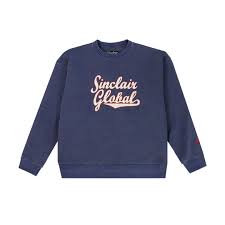 Sinclair Chenille Crewneck Navy