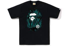 BAPE Speed Racer Big Ape Head Tee Black Blue