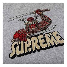 Supreme Samurai Tee 'Heather Grey'