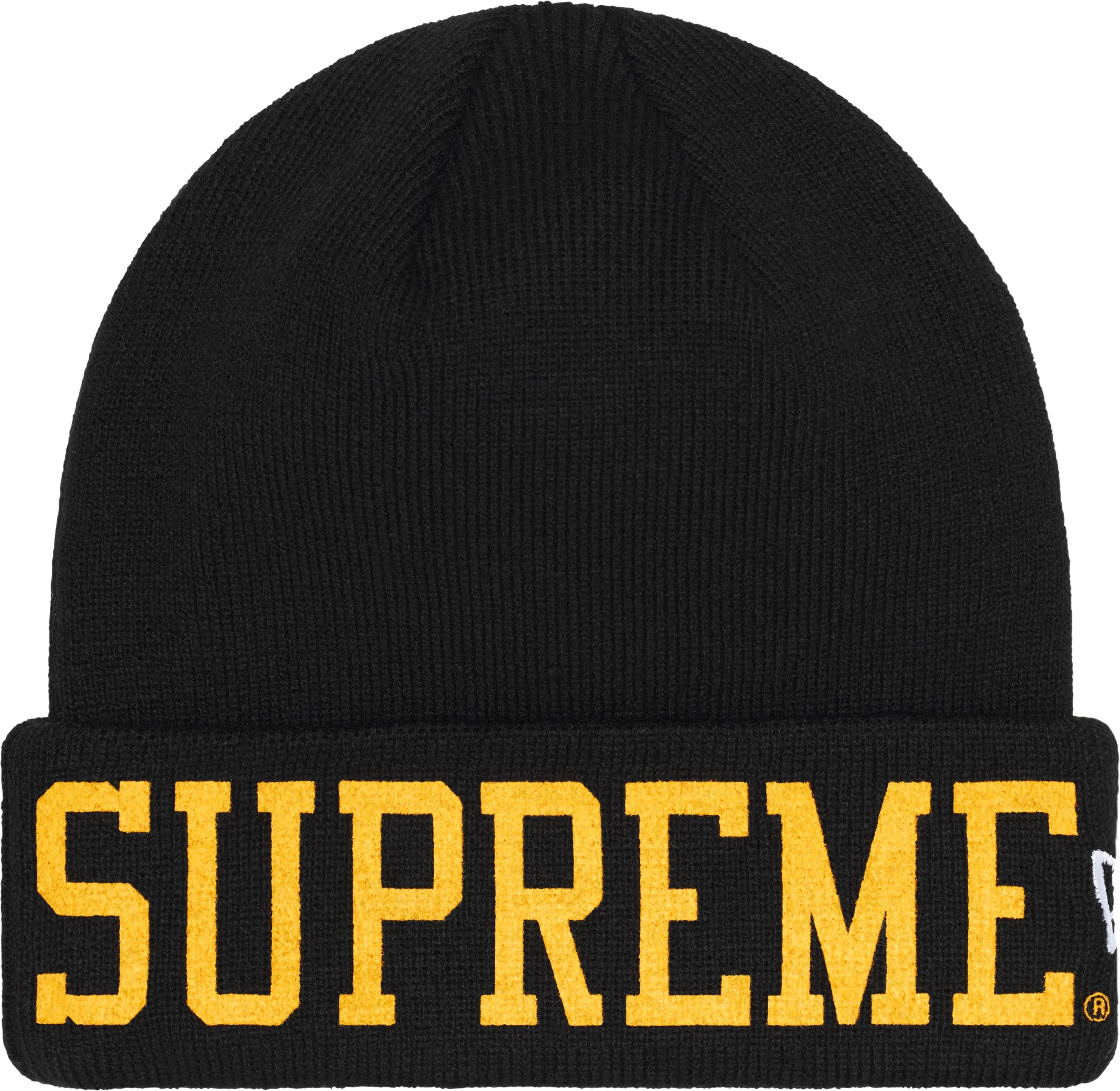 Supreme New Era Varsity Beanie Black