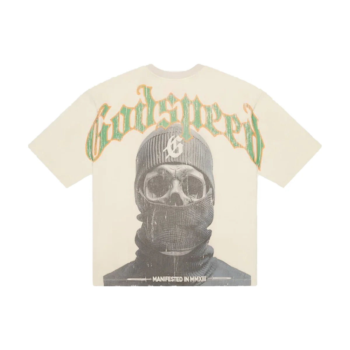 GODSPEED Balaclava Szn T-Shirt 'Bone'