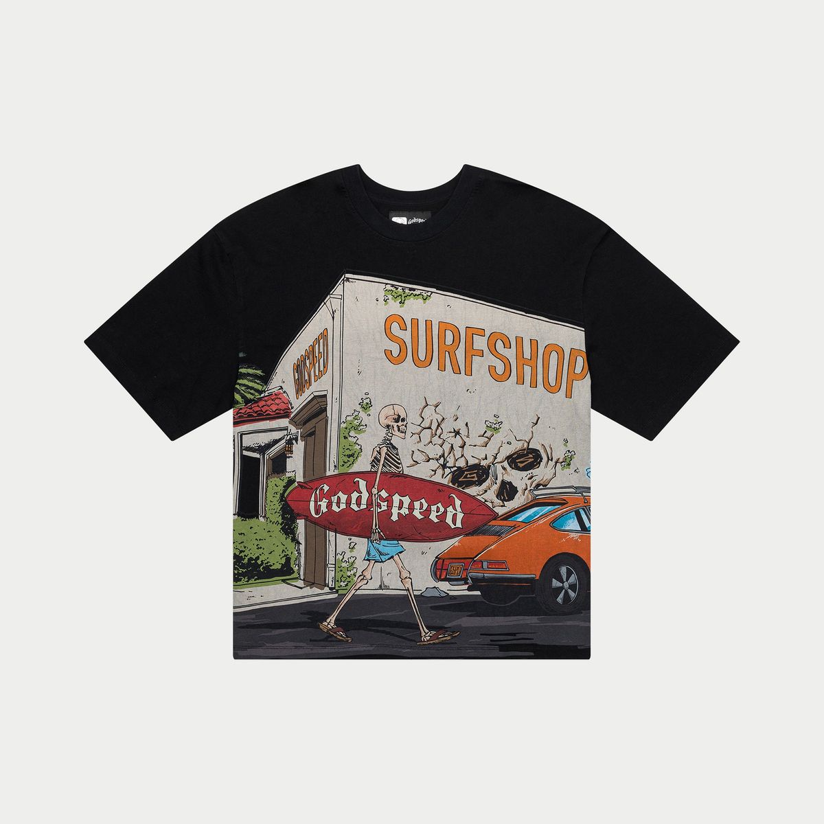 Godspeed GS Surf Shop T-Shirt (Black)