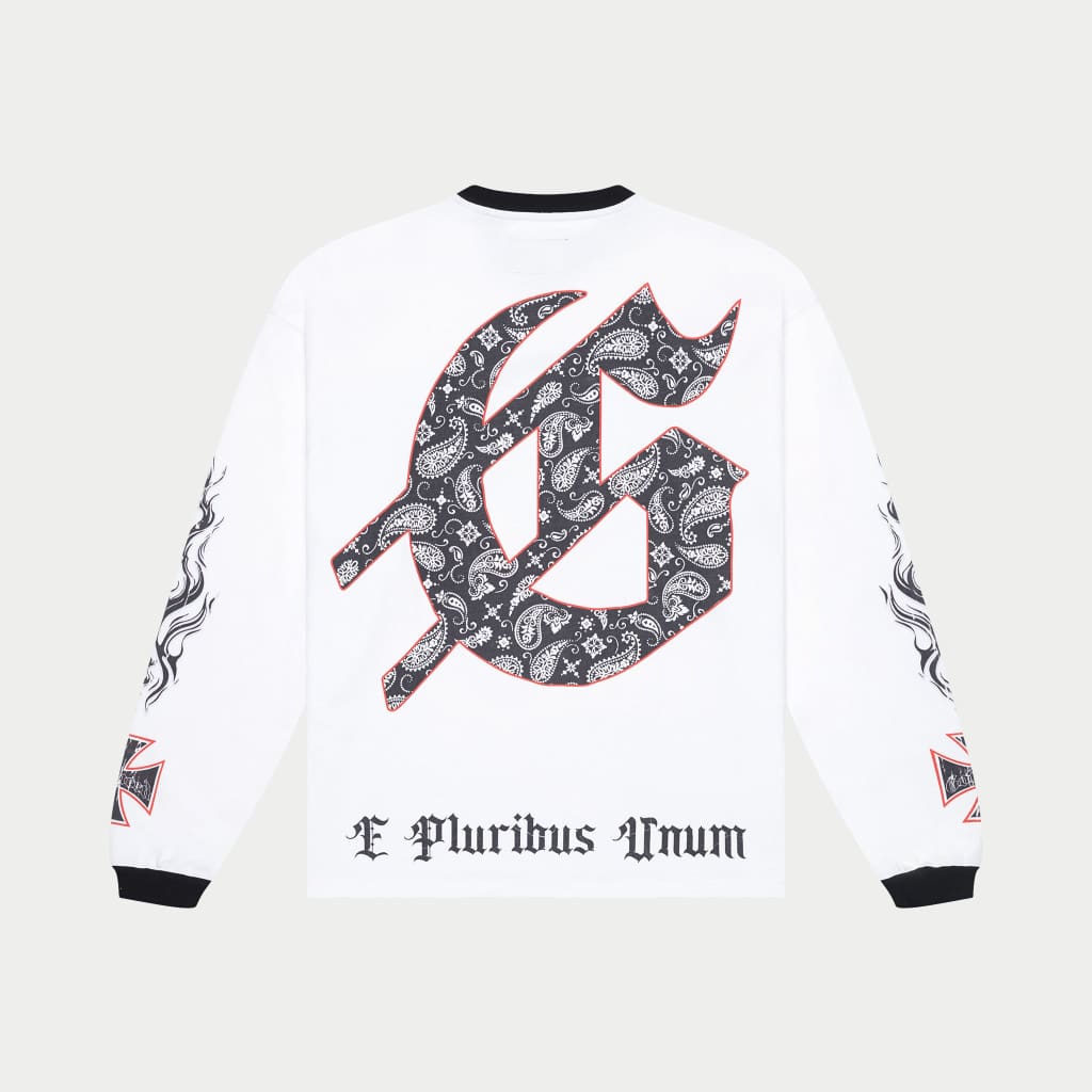 GODSPEED Hollywood Inferno L/S White/Black