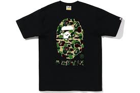 BAPE ABC Camo By Bathing Ape Tee Black/Green