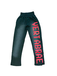 VERTABRAE STRAIGHT SWEATPANTS 'Green/Red'