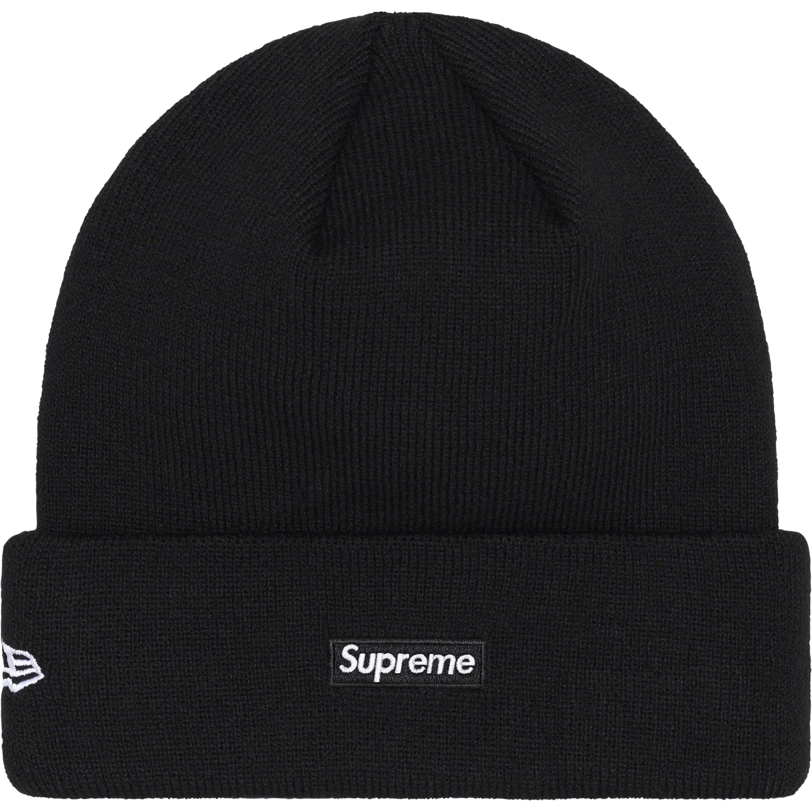 Supreme New Era Varsity Beanie Black