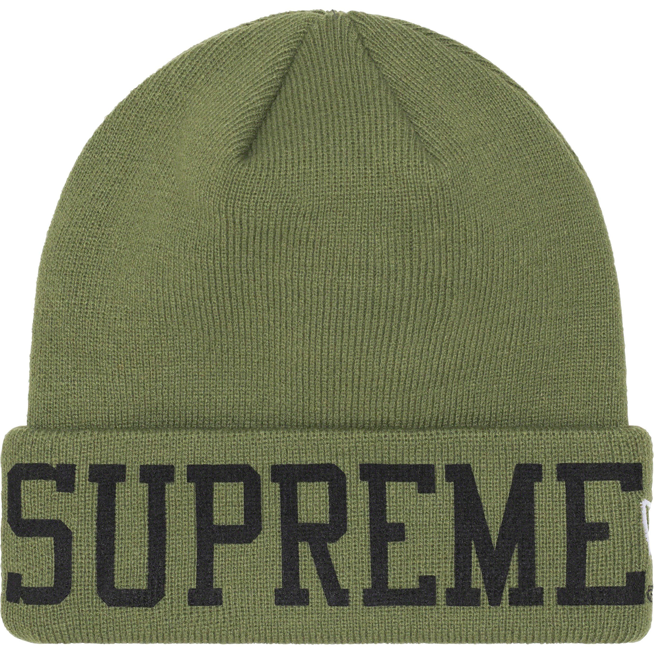 Supreme New Era Varsity Beanie Olive