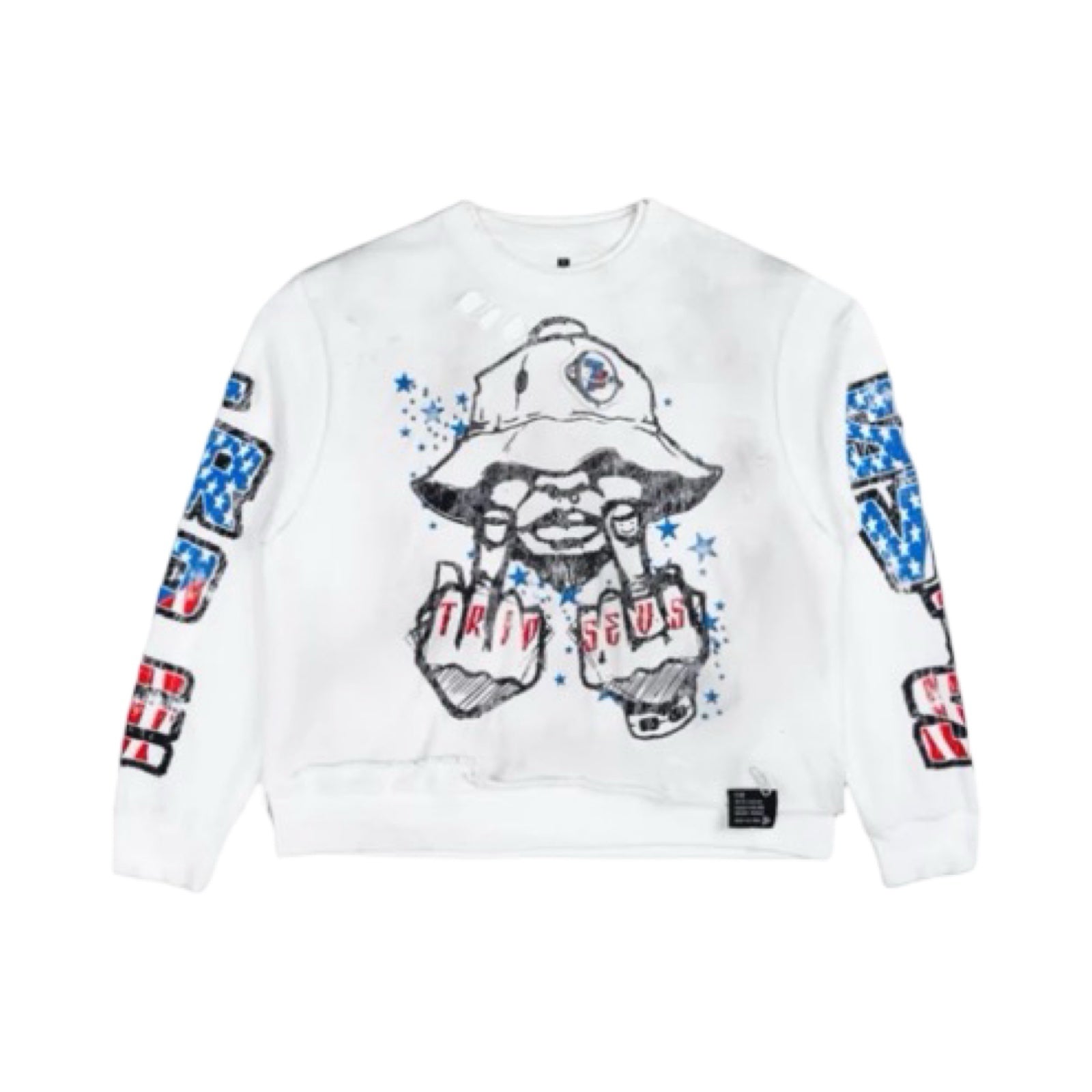 Triple Sevens Trade War L/S White