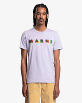 Marni 3D Print Logo T-Shirt - Purple