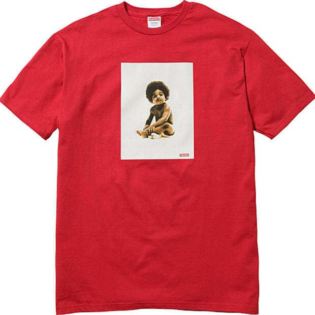 Supreme Biggie Tee Notorious B.I.G Red M F/W 11 (Pre-Owned)